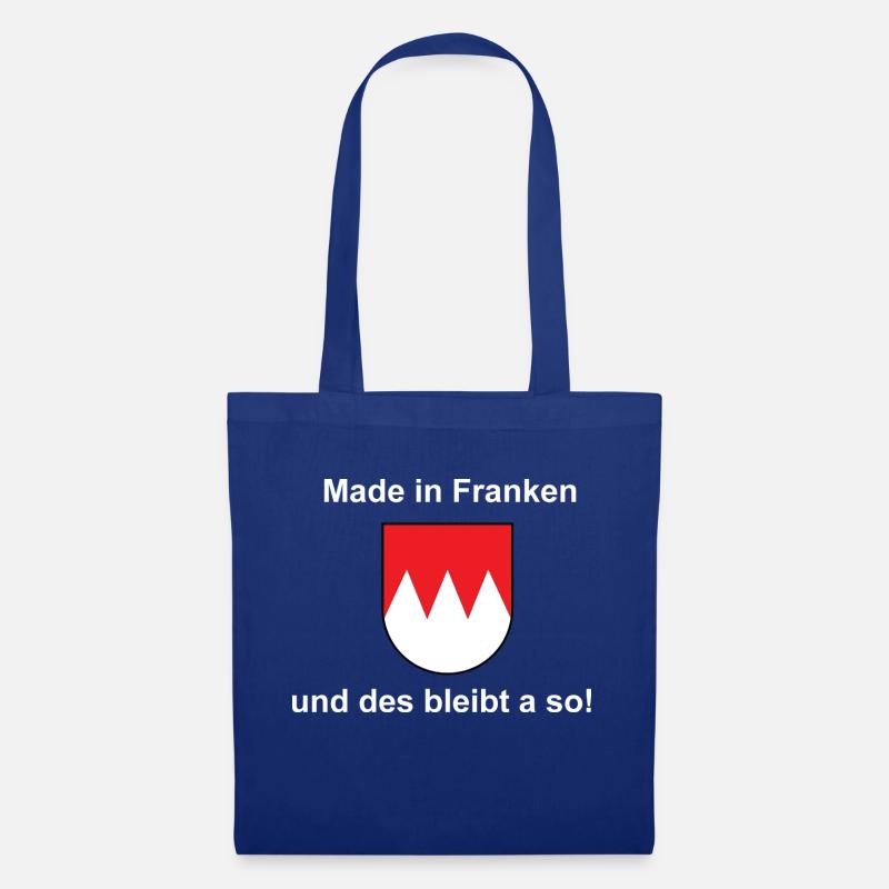 Made in Franken - Stoffbeutel - Royalblau