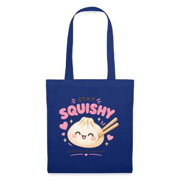 stay squishy - little bites. big happines - Tote Bag - royal blue - Front