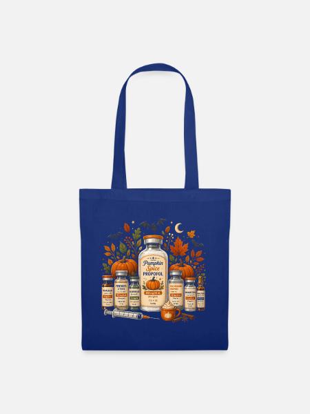 Krankenschwester Krankenpfleger Halloween - Stoffbeutel - Royalblau