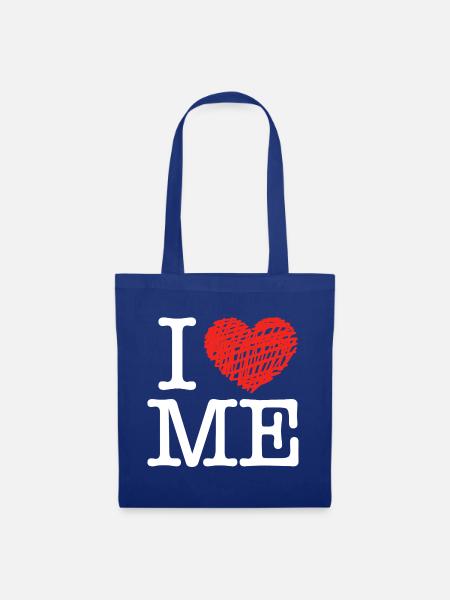 Ich liebe mich - Stoffbeutel - Royalblau