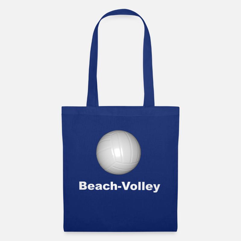 Beachvolleyball - Stoffbeutel - Royalblau