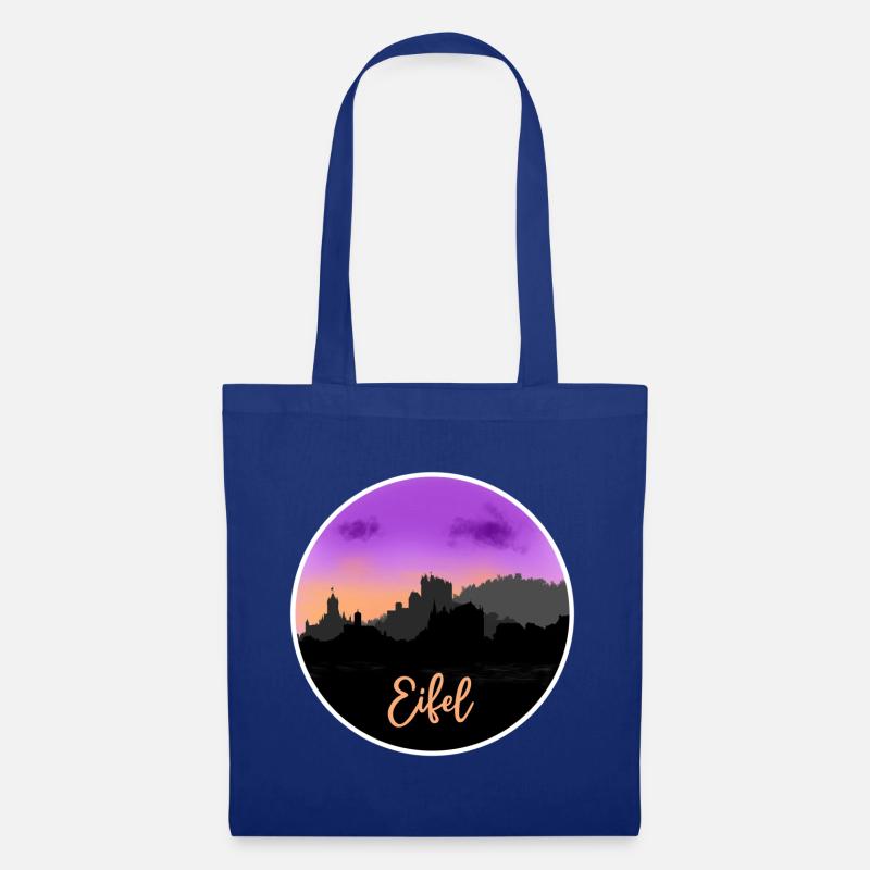 Eifel Fineline Skyline - Stoffbeutel - Royalblau