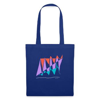 Abstract design Balancing the Races and Valleys - Tote Bag - royal blue - Front