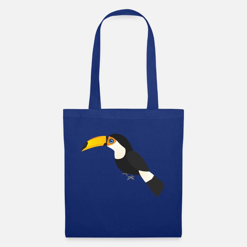 Toucan géant - Sac en tissu - bleu royal