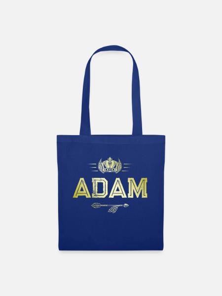 Adam - Stoffbeutel - Royalblau