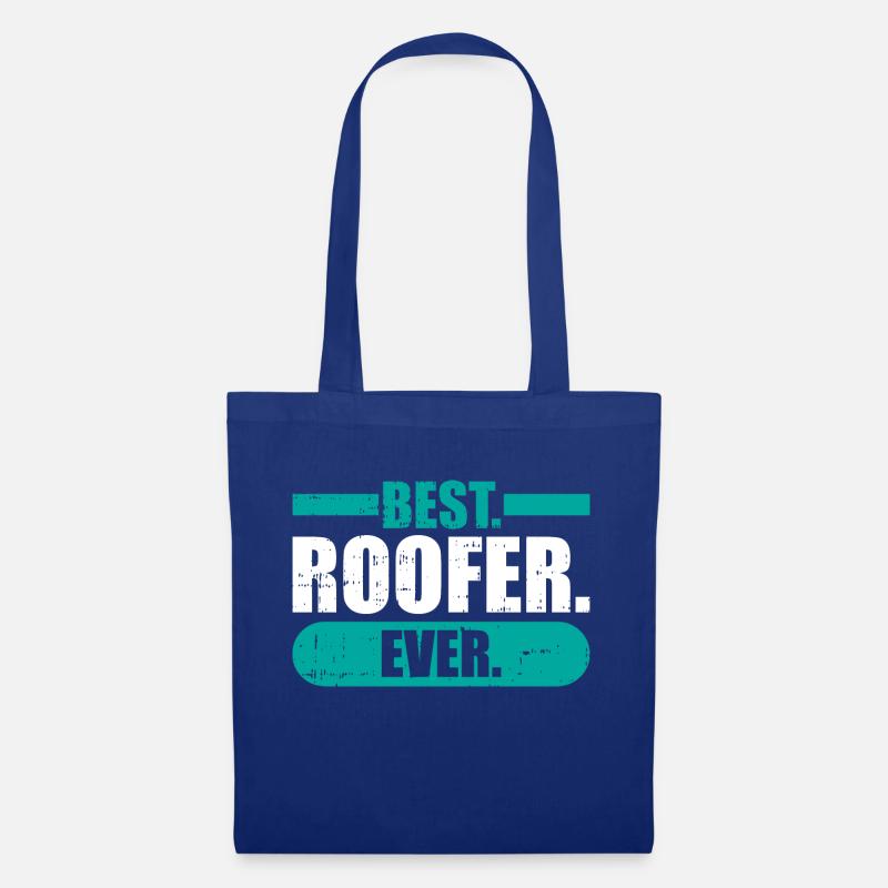 Bauarbeiter Dachdecker Geschenkidee - Stoffbeutel - Royalblau