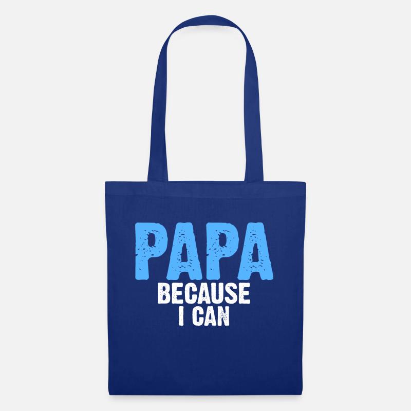 Papa Opa Vatertag Geschenk - Stoffbeutel - Royalblau