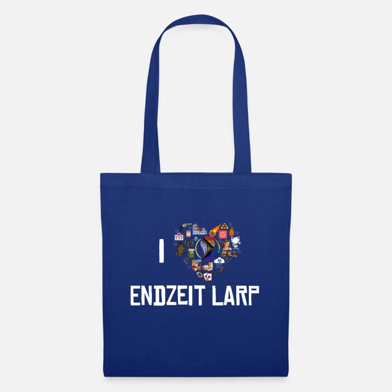 I Love Endzeiten LARP - Stoffbeutel - Royalblau