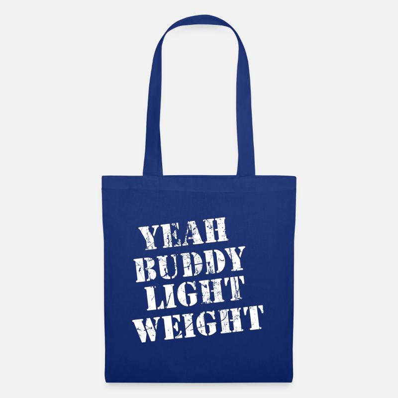 Yeah Buddy - Light Weight! - Stoffbeutel - Royalblau
