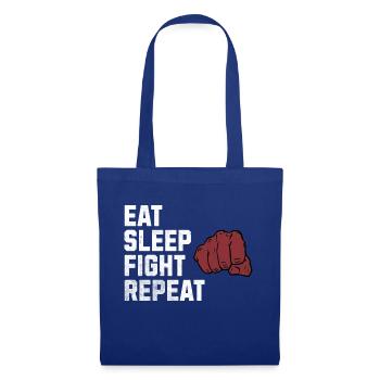 Manger, dormir, se battre, répéter : la vie d’un guerrier - Sac en tissu - bleu royal - Devant