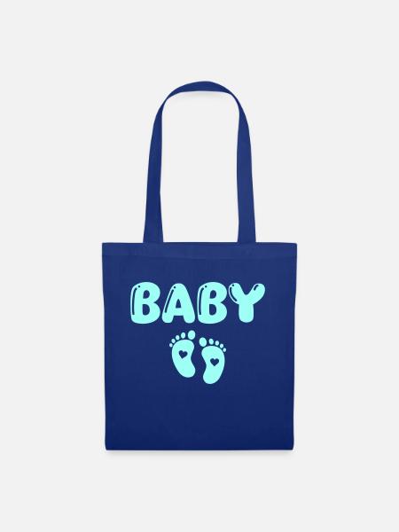 baby - Stoffbeutel - Royalblau