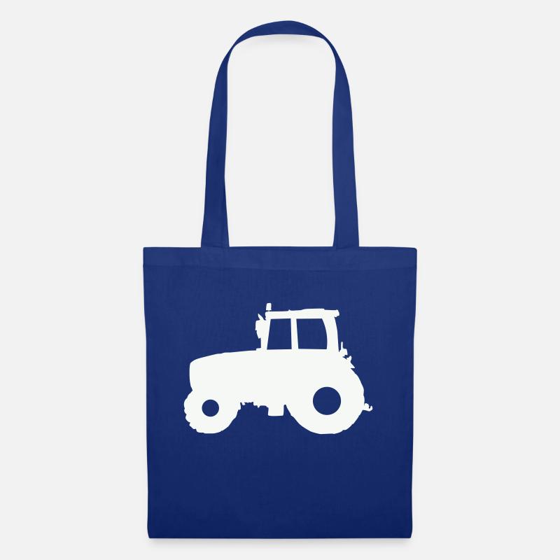 Traktor Trecker - Stoffbeutel - Royalblau