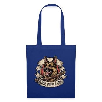 Schäferhund Hundehalter - Stoffbeutel - Royalblau - Vorne