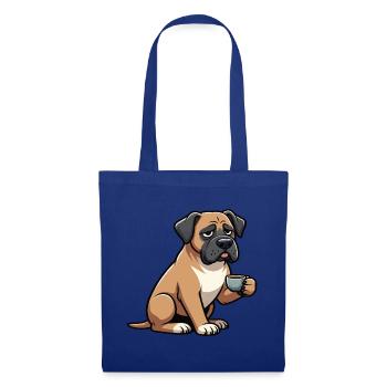 Deutsche Dogge Doggen Doggenbesitzer Doggenfan - Stoffbeutel - Royalblau - Vorne