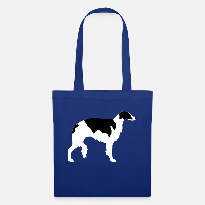 Barzoï - Sac en tissu - bleu royal