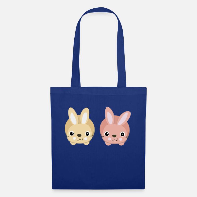 bunnies - Stoffbeutel - Royalblau