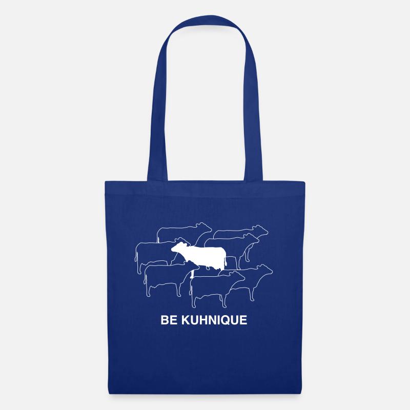 Be Kuhnique - Stoffbeutel - Royalblau