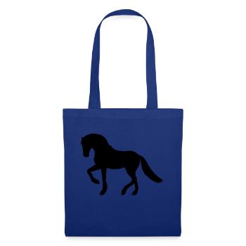 Pferd - Stoffbeutel - Royalblau - Vorne
