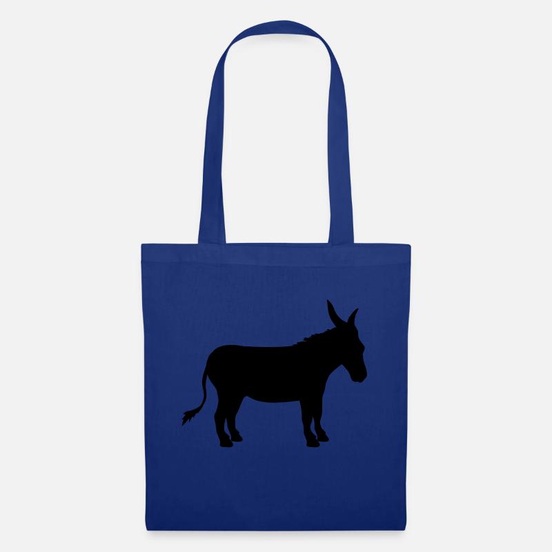 esel pferd pony klein packesel lange ohren bauernh - Stoffbeutel - Royalblau
