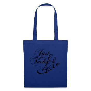 Just for tocks - Stoffbeutel - Royalblau - Vorne