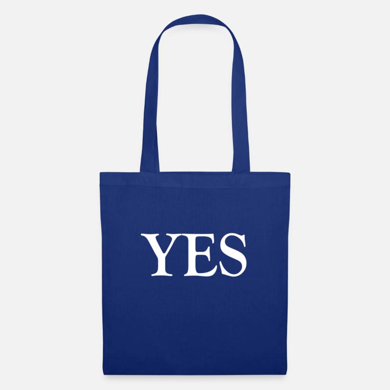 Yes - Stoffbeutel - Royalblau