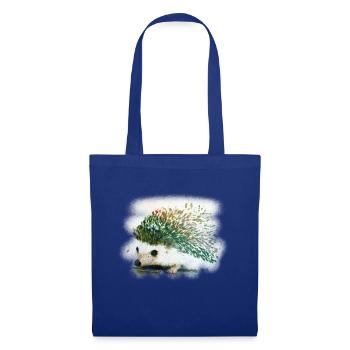 hérisson - Sac en tissu - bleu royal - Devant