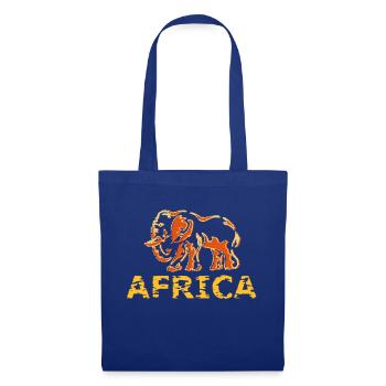 Afrika - Stoffbeutel - Royalblau - Vorne