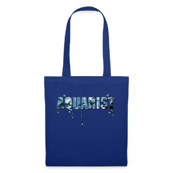 Aquarist - Liquid Typo - Tank mates inside - Tote Bag - royal blue - Front