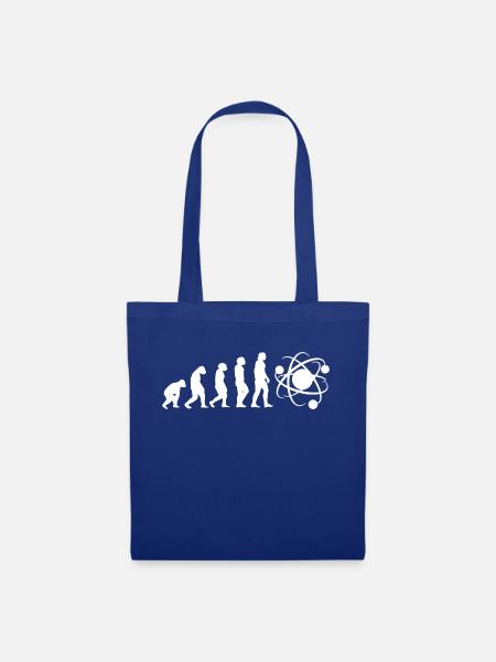 Evolution Physiklehrer - Stoffbeutel - Royalblau