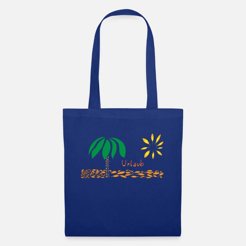 UrLAUB illustriert - Stoffbeutel - Royalblau