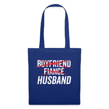 Boyfriend Fiancé Husband - Tote Bag - royal blue - Front