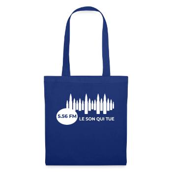 Humour Tir Sportif - 5.56 FM - Armes et Munitions - Sac en tissu - bleu royal - Devant