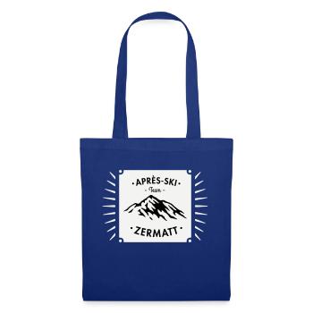Après-Ski Zermatt - Tote Bag - royal blue - Front