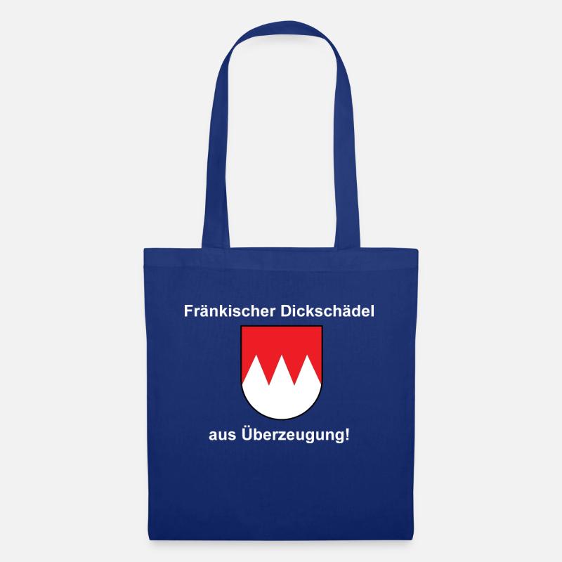 Fränkischer Dickschädel - Stoffbeutel - Royalblau