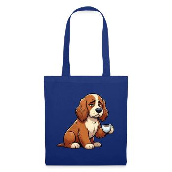 Cocker Spaniel Cockerhund Cocker Spaniel Besitzer - Stoffbeutel - Royalblau - Vorne