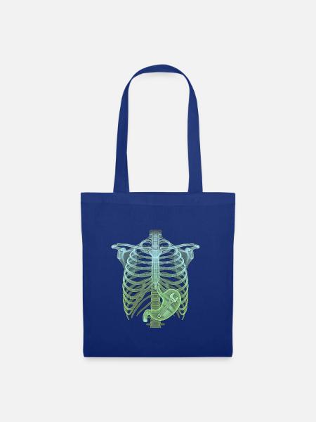 Röntgen Halloween Handwerker - Stoffbeutel - Royalblau