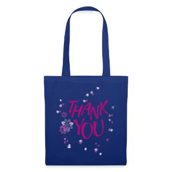 thank you, Danke - Tote Bag - royal blue - Front
