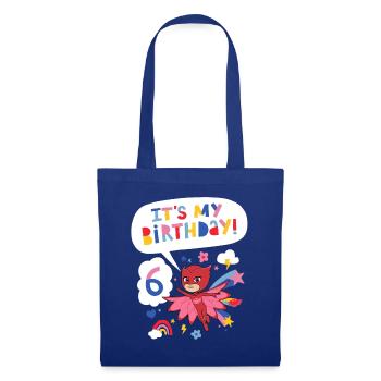 PJ Masks Owlette Birthday Design For 6th Birthday - Tote Bag - royal blue - Front