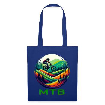 MTB Bike - Tote Bag - royal blue - Front