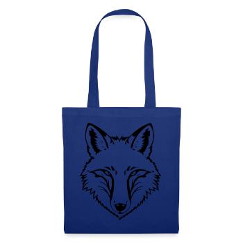 Fuchs - Stoffbeutel - Royalblau - Vorne