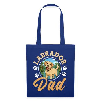 Labrador Hund Lustiges Schlafshirt Hunde Geschenk - Stoffbeutel - Royalblau - Vorne