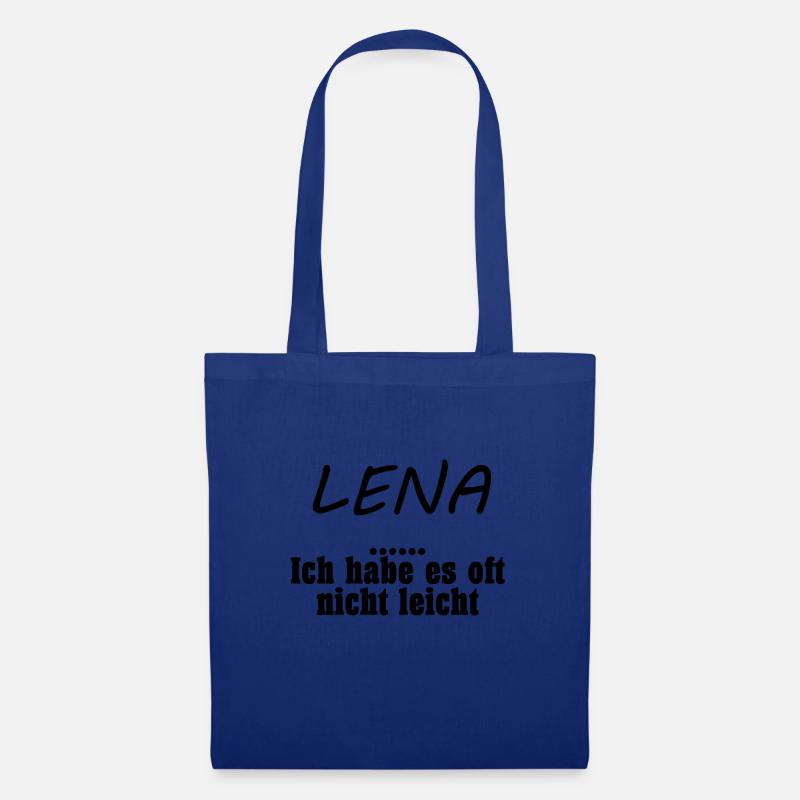 Lena - Stoffbeutel - Royalblau