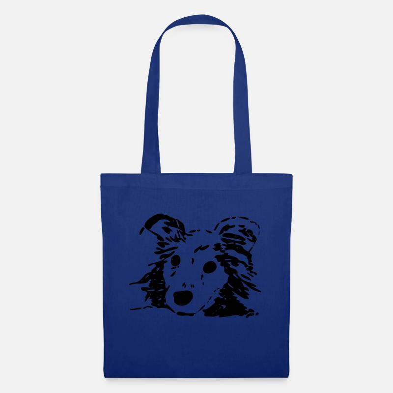 Hund, Liebhaber, Geschenk, Geschenkidee - Stoffbeutel - Royalblau