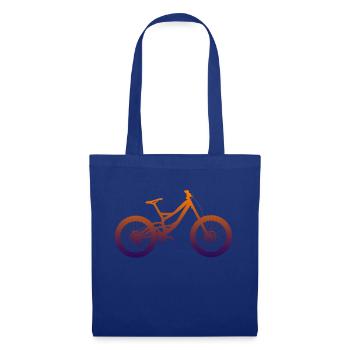 Downhill Bike Mountainbike - Stoffbeutel - Royalblau - Vorne