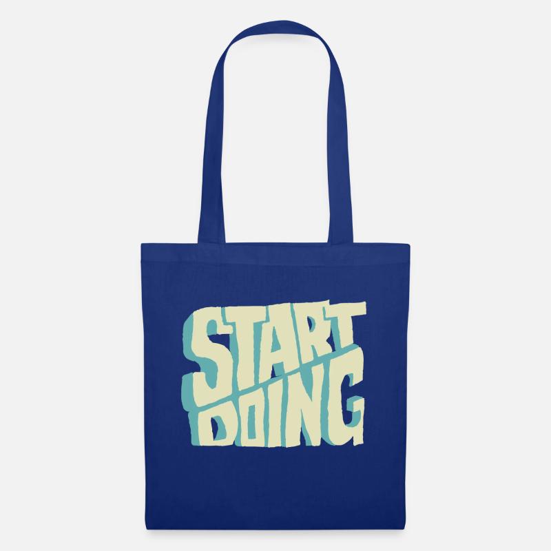 Start Doing - Stoffbeutel - Royalblau