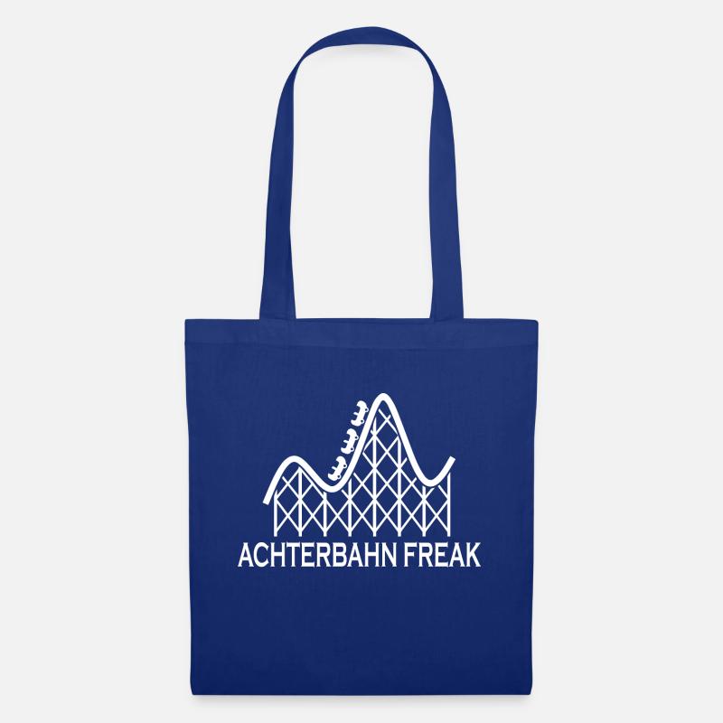 Rollercoaster Achterbahn - Stoffbeutel - Royalblau