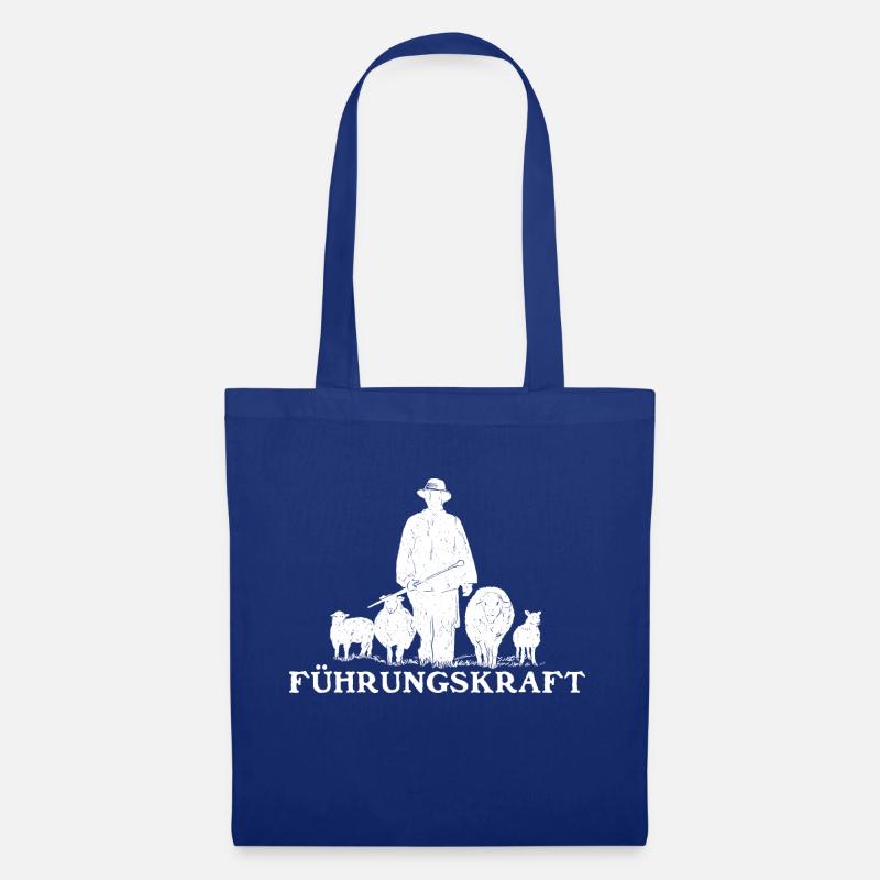 Führungskraft Schäfer Hirte - Stoffbeutel - Royalblau