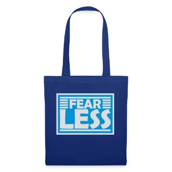 fearless Text Quote Design - Tote Bag - royal blue - Front