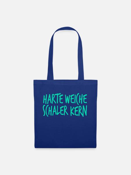 harte weiche schaler kern - Stoffbeutel - Royalblau