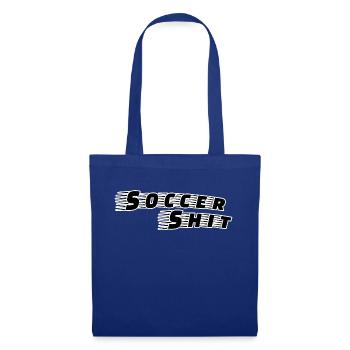 Soccer shit - Stoffbeutel - Royalblau - Vorne